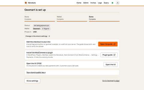 Done website, Desktop, light