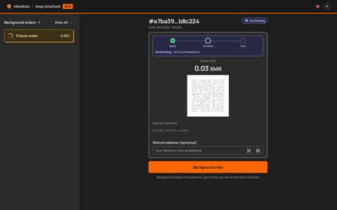 Confirming, Desktop, dark
