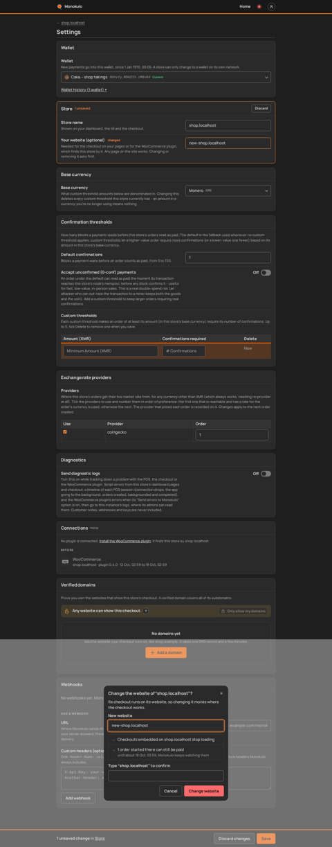 Store site change ready, Desktop, dark