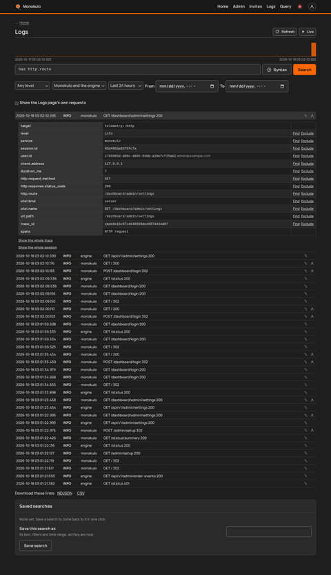 Line opened, Desktop, dark