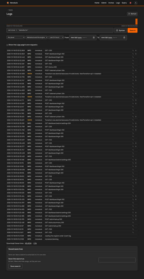 Search no js, Desktop, dark