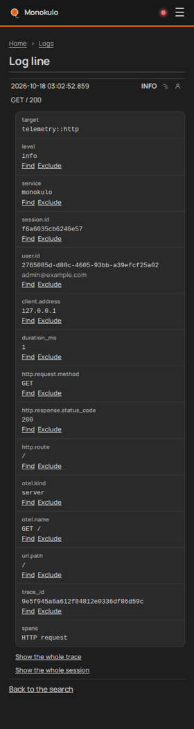 Line page no js, Phone portrait, dark